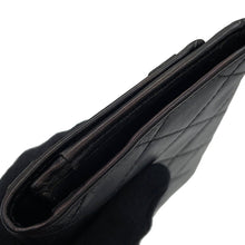 Load image into Gallery viewer, CHANEL Cambon Line Wallet Black Lambskin