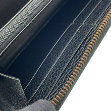将图像加载到图库查看器中,GUCCI GG Marmont Zip AroundNagazaiCloth Black/Multicolor474584 Leather
