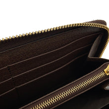 将图像加载到图库查看器中,GUCCI Jumbo GG Zip Around Long Cloth Beige699316 Jumbo GG Canvas