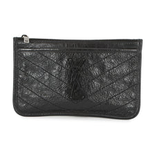 Load image into Gallery viewer, SAINT LAURENT PARIS Niki Bill Pouch Black583577 Leather