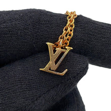 将图像加载到图库查看器中,LOUIS VUITTON LV & Paris Arc de Triomphe Necklace RoseM00524 Gold Plated
