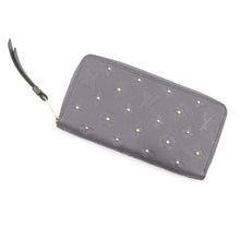 Load image into Gallery viewer, LOUIS VUITTON Zippy Wallet GrayM62209 Monogram Empreinte Leather/Studded