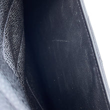 将图像加载到图库查看器中,CHANEL Chevron Flap ChainShoulder Bag Black Caviar Leather