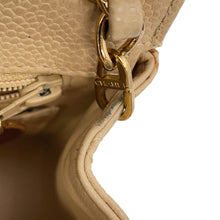 Load image into Gallery viewer, CHANEL Mini Matelasse ChainShoulder Bag BeigeA35200 Caviar Leather Size 18