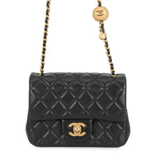 将图像加载到图库查看器中,CHANEL Matelasse ChainShoulder Bag BlackAS1786 Lambskin Size Mini
