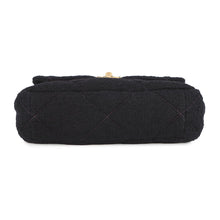 将图像加载到图库查看器中,CHANEL CHANEL19 ChainShoulder Bag Black/PurpleAS1160 Tweed