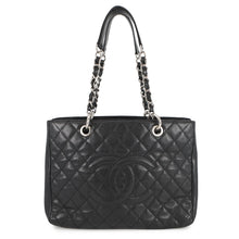 将图像加载到图库查看器中,CHANEL GST Chain Tote Bag BlackA50995 Caviar Leather