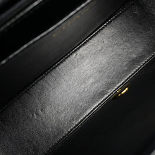 Load image into Gallery viewer, CHANEL Matelasse Single Flap ChainShoulder Bag Black Caviar Leather Size 25