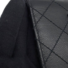 Load image into Gallery viewer, CHANEL Matelasse Single Flap ChainShoulder Bag Black Caviar Leather Size 25