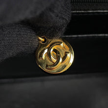 Load image into Gallery viewer, CHANEL Matelasse Single Flap ChainShoulder Bag Black Caviar Leather Size 25