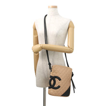 将图像加载到图库查看器中,CHANEL Cambon line Shoulder Bag Beige/BlackA25178 Lambskin Size Medium