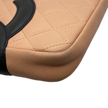 Load image into Gallery viewer, CHANEL Cambon line Shoulder Bag Beige/BlackA25178 Lambskin Size Medium