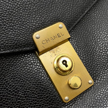 Load image into Gallery viewer, CHANEL Business bag Black Caviar Leather