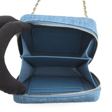 将图像加载到图库查看器中,CHANEL Matelasse Pearl Crush Camera Bag Chainshoulder Bag BlueAP2463 Denim