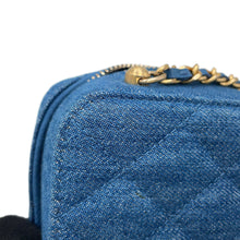 将图像加载到图库查看器中,CHANEL Matelasse Pearl Crush Camera Bag Chainshoulder Bag BlueAP2463 Denim