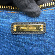 Load image into Gallery viewer, MIUMIU Tote Bag Blue5BG024 Denim