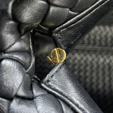 Load image into Gallery viewer, Bottega Veneta INTRECCIATO Snap Tote Bag Black Leather