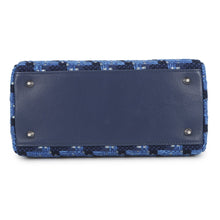 Load image into Gallery viewer, Dior Lady Dior Handbags BlueM0550PTGC Tweed Leather Size Medium