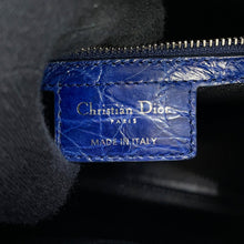 Load image into Gallery viewer, Dior Lady Dior Handbags BlueM0550PTGC Tweed Leather Size Medium