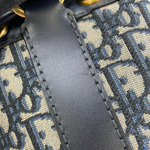 Load image into Gallery viewer, Dior Oblique Backpack Navy/BeigeM3350UTZQ Canvas Leather Size Small