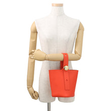 Load image into Gallery viewer, LOEWE Pebble Bucket 2-Way Shoulder Bag OrangeAANBBBMX01 Leather Size Mini