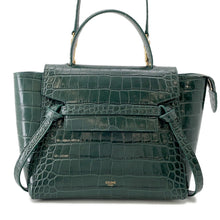 将图像加载到图库查看器中,CELINE Belt bag Amazon189153 Croco embossed leather Size micro