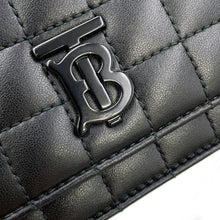 将图像加载到图库查看器中,BURBERRY Lola Clutch Chainshoulder Bag Black8069752 Leather