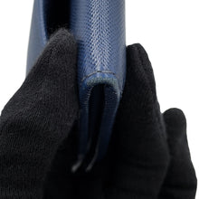 Load image into Gallery viewer, PRADA triangle logo long wallet Blue1MH132 Saffiano LeatherLeather