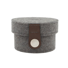 Load image into Gallery viewer, HERMES Sugar box Gray Felt