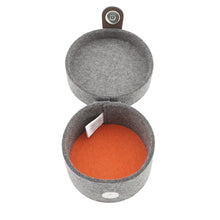 Load image into Gallery viewer, HERMES Sugar box Gray Felt