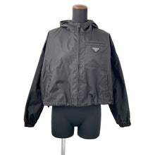 将图像加载到图库查看器中,PRADA Re-Nylon Cropped Jacket Size 36 Black29X900 Nylon