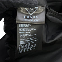 将图像加载到图库查看器中,PRADA Re-Nylon Cropped Jacket Size 36 Black29X900 Nylon