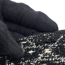 Load image into Gallery viewer, Dior Macrocannage Tweed Short Flare Dress Size 34 Black421R65A7795 Cotton54% Acryl27% Nylon19%