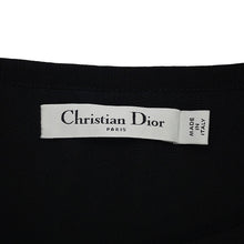 Load image into Gallery viewer, Dior Macrocannage Tweed Short Flare Dress Size 34 Black421R65A7795 Cotton54% Acryl27% Nylon19%