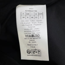 Load image into Gallery viewer, Dior Macrocannage Tweed Short Flare Dress Size 34 Black421R65A7795 Cotton54% Acryl27% Nylon19%