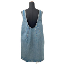 将图像加载到图库查看器中,PRADA Triangle logo denim dress Size 36 BlueGFA135 Cotton100%