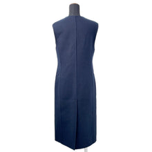 将图像加载到图库查看器中,HERMES Long gilet Size 34 Navy Cashmere100%
