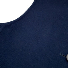 将图像加载到图库查看器中,HERMES Long gilet Size 34 Navy Cashmere100%