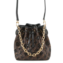 将图像加载到图库查看器中,LOUIS VUITTON Noe NoirM26284 Monogram Sequins Size BB