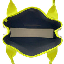 将图像加载到图库查看器中,BALENCIAGA Navy Kabas Yellow/Beige/Black390346 Canvas Size XS