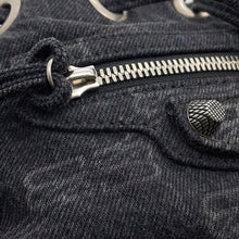 Load image into Gallery viewer, BALENCIAGA Le Cagoule Shoulder Bag Black702431 Denim Size XS
