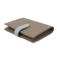 Load image into Gallery viewer, CELINE Medium Strap Wallet Two-Tone Pebble/mineral10B643BRU Grained CalfLeather