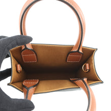 将图像加载到图库查看器中,CELINE Triomphe Vertical Hippo Tan194372 Leather PVC Size Mini