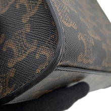 将图像加载到图库查看器中,CELINE Triomphe Vertical Hippo Tan194372 Leather PVC Size Mini