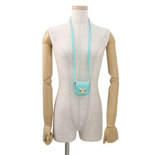 Load image into Gallery viewer, CELINE Triomphe AirPodsCase Shoulder Bag Blue10L013DPV Shiny Calf Leather Size Mini