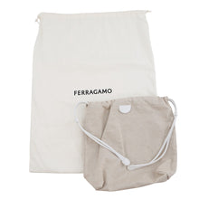 将图像加载到图库查看器中,Ferragamo Gancini Tote Bag Optical White21A012 Calf Leather Size Medium