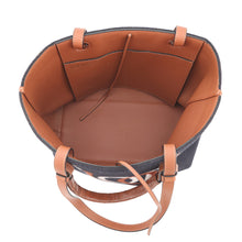 将图像加载到图库查看器中,LOEWE Logo 2-way tote bag NavyA717S72X13 Wool Leather