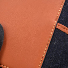 将图像加载到图库查看器中,LOEWE Logo 2-way tote bag NavyA717S72X13 Wool Leather