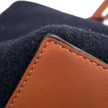 将图像加载到图库查看器中,LOEWE Logo 2-way tote bag NavyA717S72X13 Wool Leather