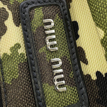 将图像加载到图库查看器中,MIUMIU Camouflage Shoulder Bag Green5BH158 Canvas